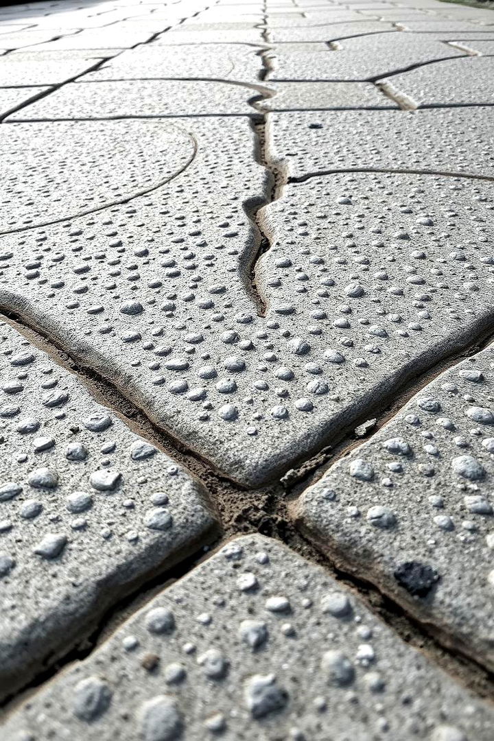 Textured Surfaced Walkways - 22 Concrete Paver Walkway Ideas