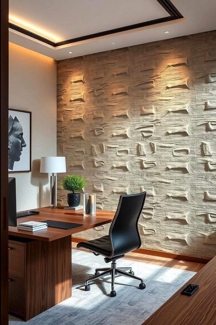 Textured Surfaces - 22 Office Wallpaper Ideas