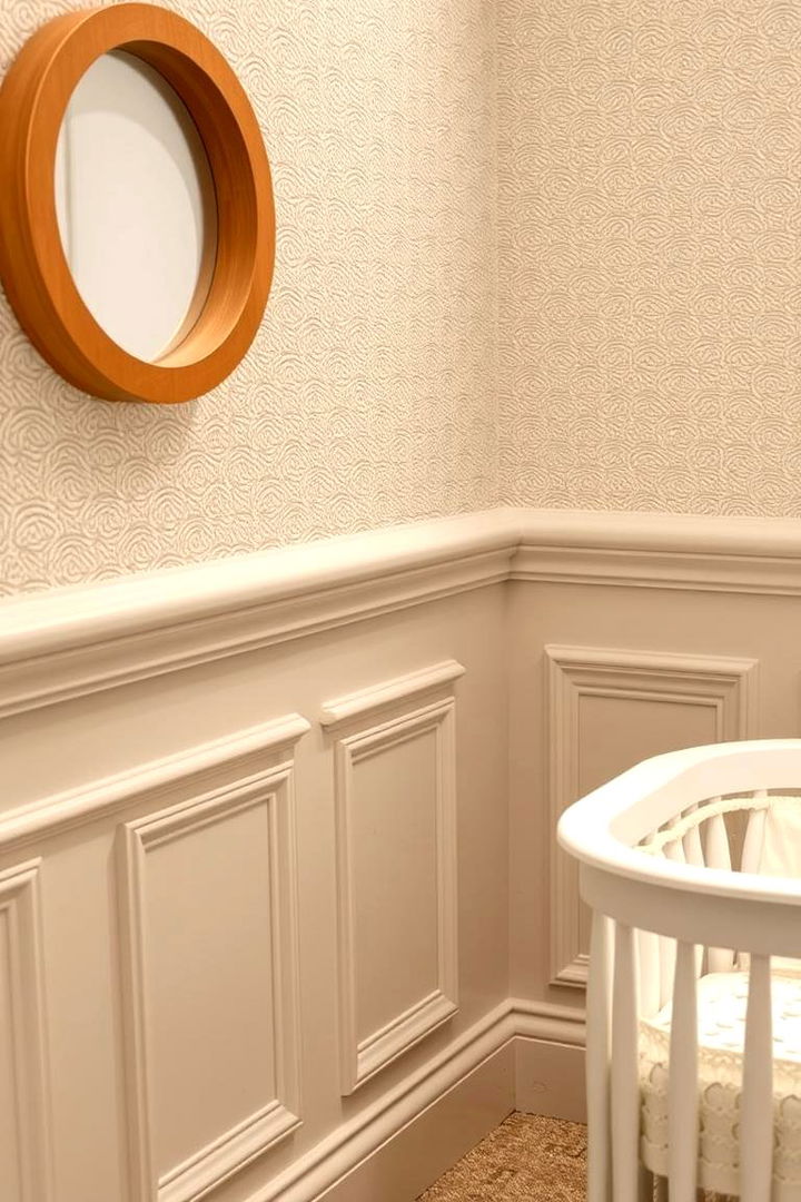 Textured Surfaces for Tactile Fun - 22 Wainscoting Nursery Ideas