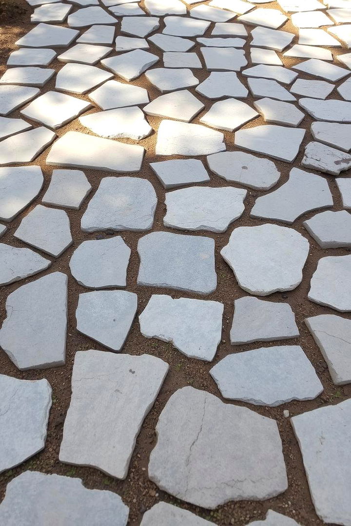 Textured Terrain Experimentation - 22 Flagstone Patio Ideas
