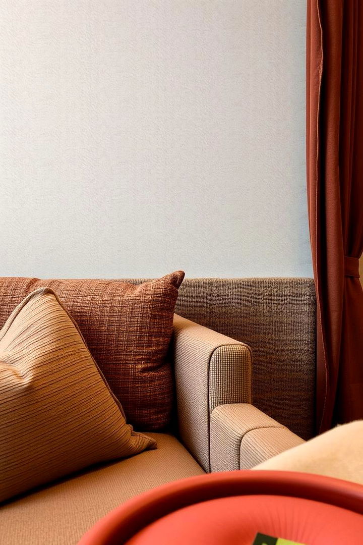 Textured Upholstery For Cozy Comfort - 22 Mid-Century Modern Living Room Ideas