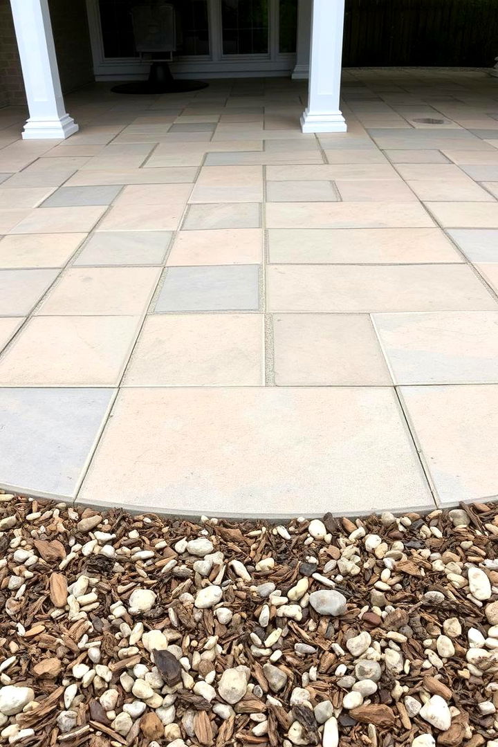 Textured Visual Symphony - 22 mulch patio ideas