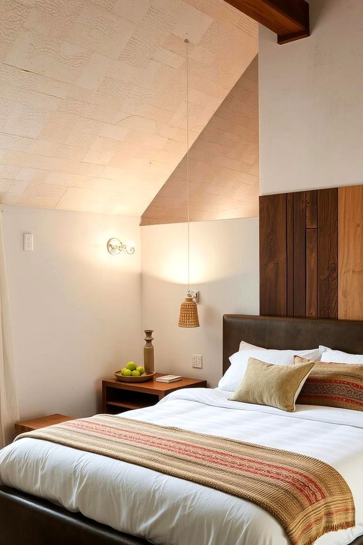 Textured Wall Accents - 22 Cape Cod Upstairs Bedroom Ideas