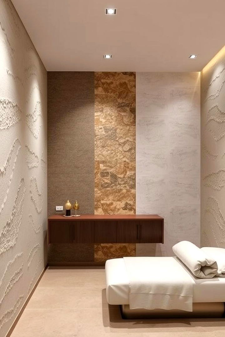 Textured Wall Finishes - 22 Facial Room Ideas