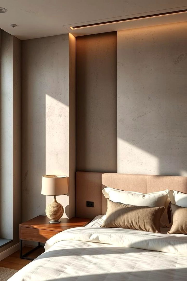 Textured Wall Finishes - 22 Neutral Bedroom Ideas