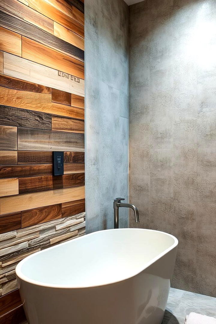 Textured Wall Finishes - 22 Aesthetic Bathroom Ideas