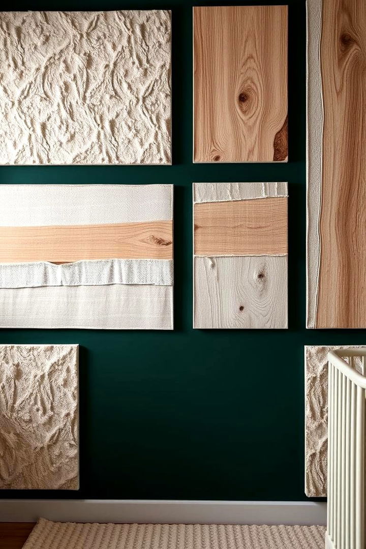 Textured Wall Panels - 22 Dark Green Nursery Ideas