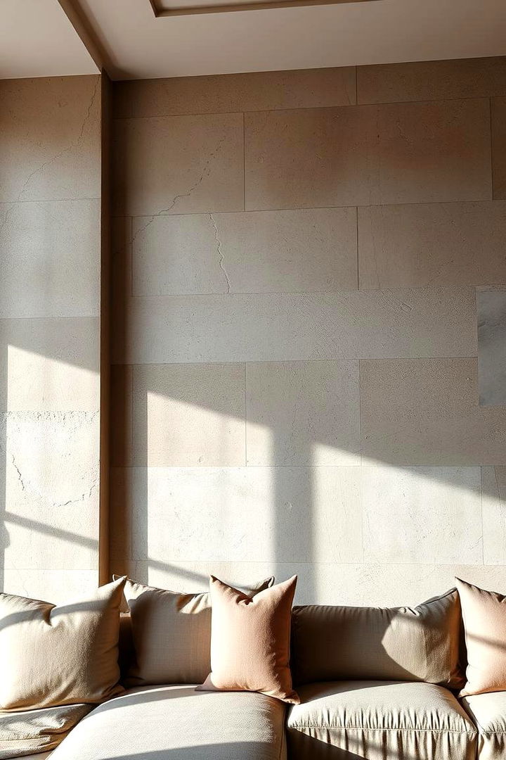 Textured Wall Treatments - 22 Southwest Living Room Ideas