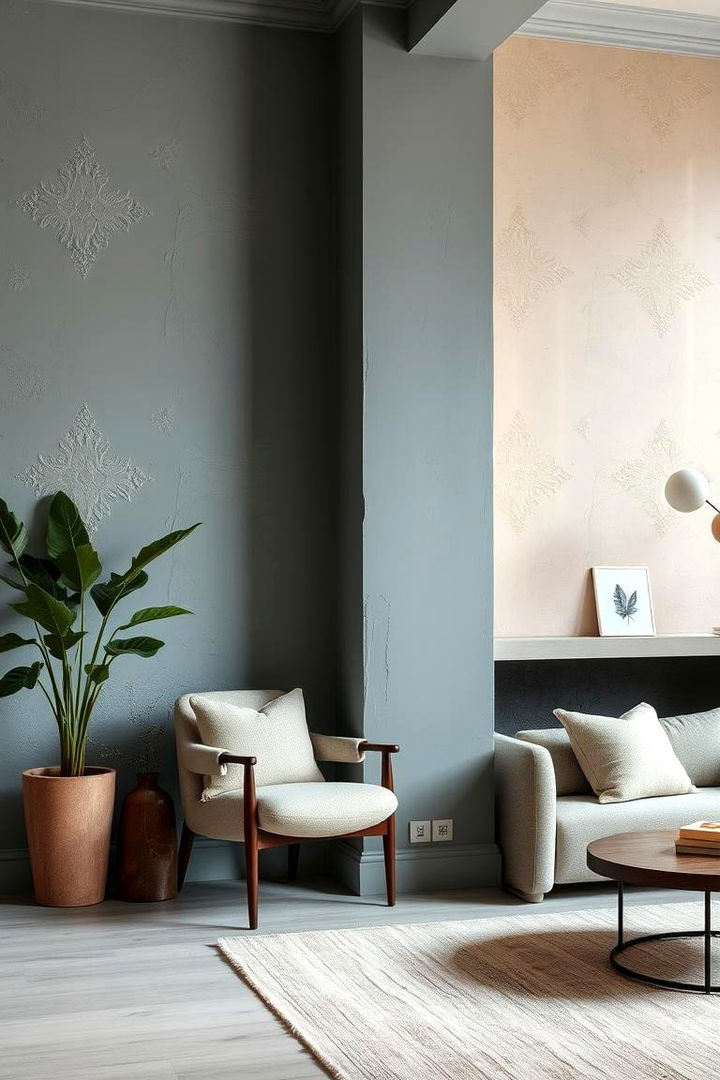 Textured Walls with Duck Egg Blue - 22 Duck Egg Blue Bedroom Ideas