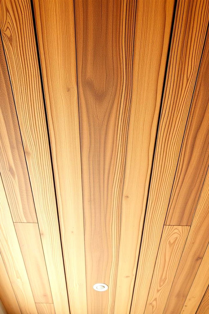 Textured Wood Paneling - 22 Bedroom Ceiling Ideas