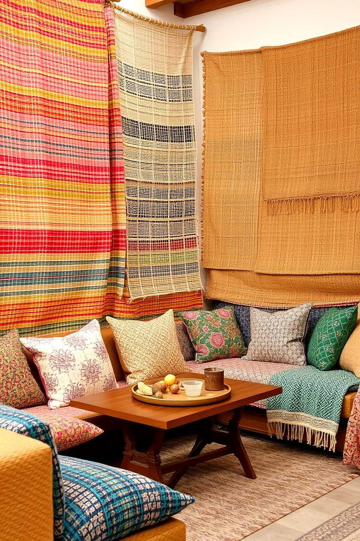 Textured Woven Fabrics - 22 Mexican Bedroom Ideas