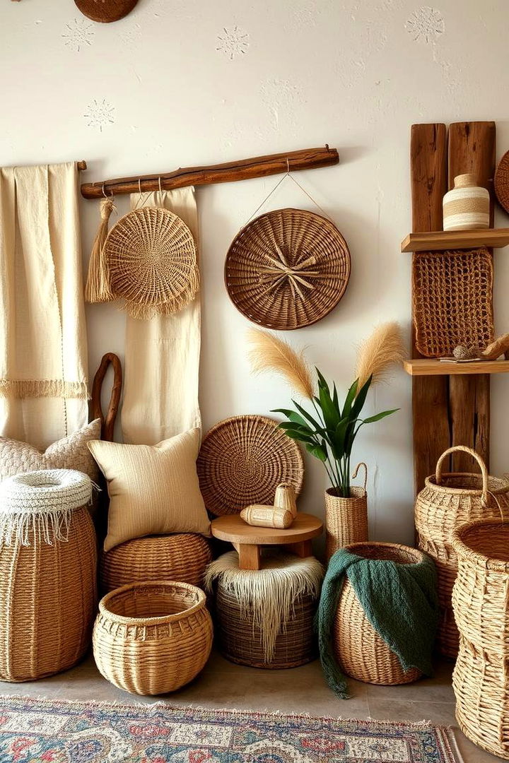 Textured and Earthy Decor - 22 Snug Room Ideas