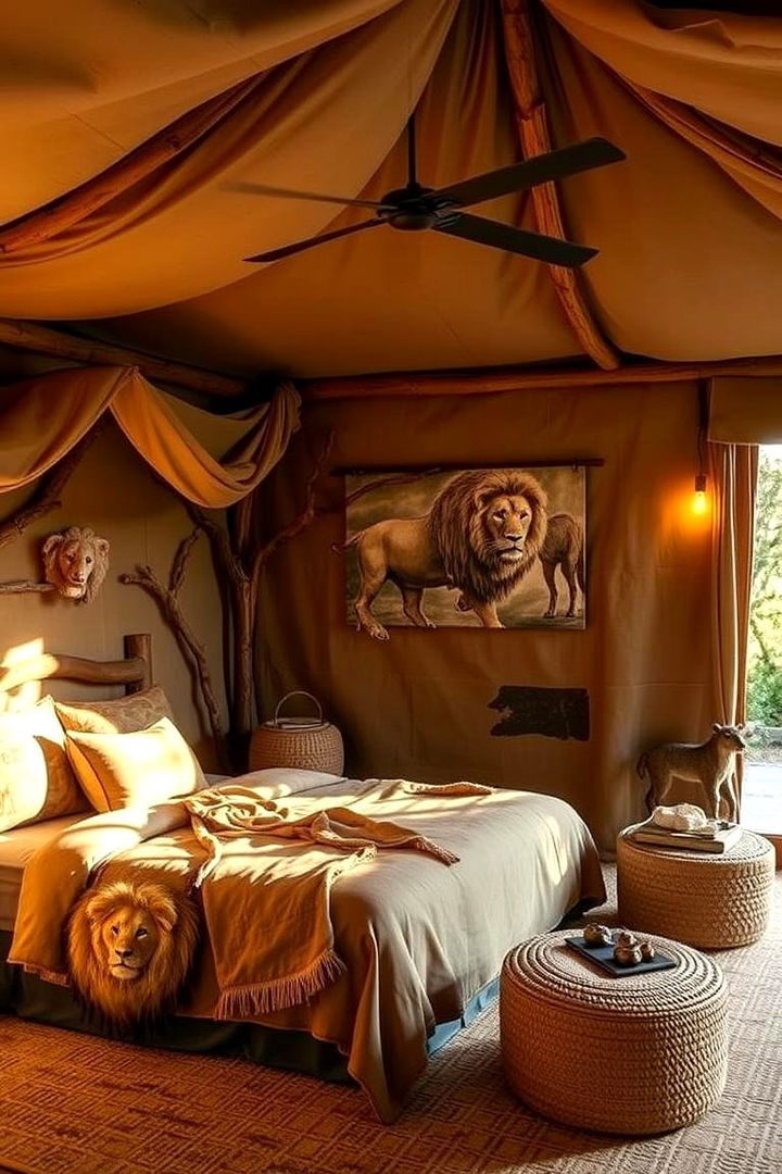 The Lion King Safari - 22 Disney Bedroom Ideas