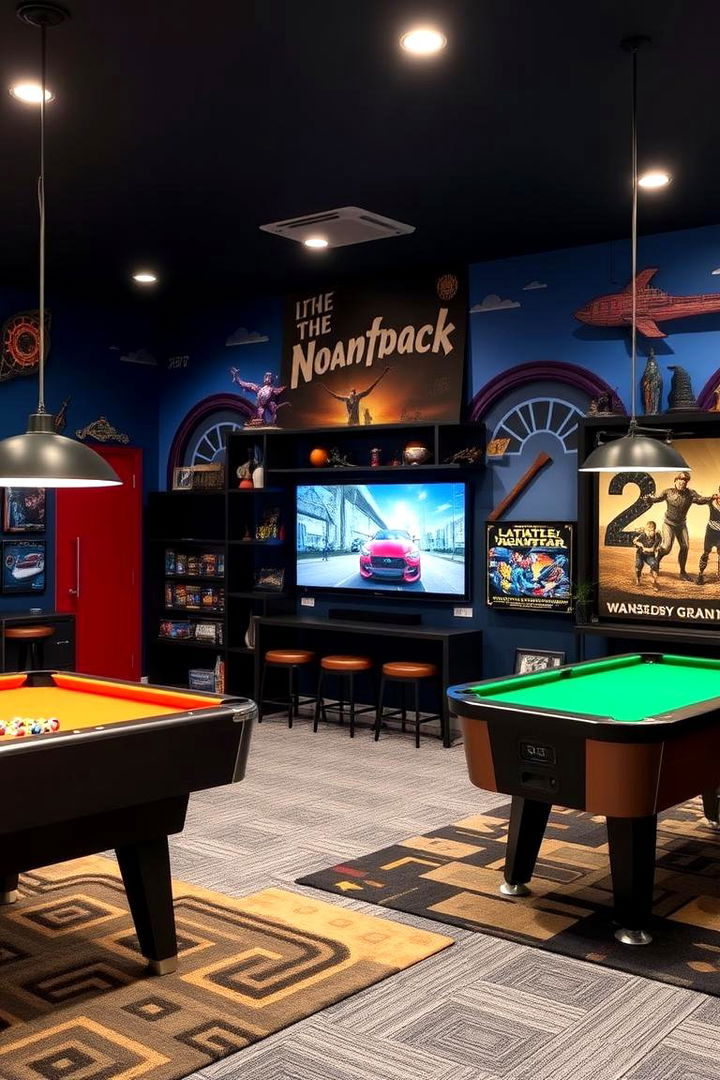Thematic Decor Accents - 22 Small Game Room Ideas