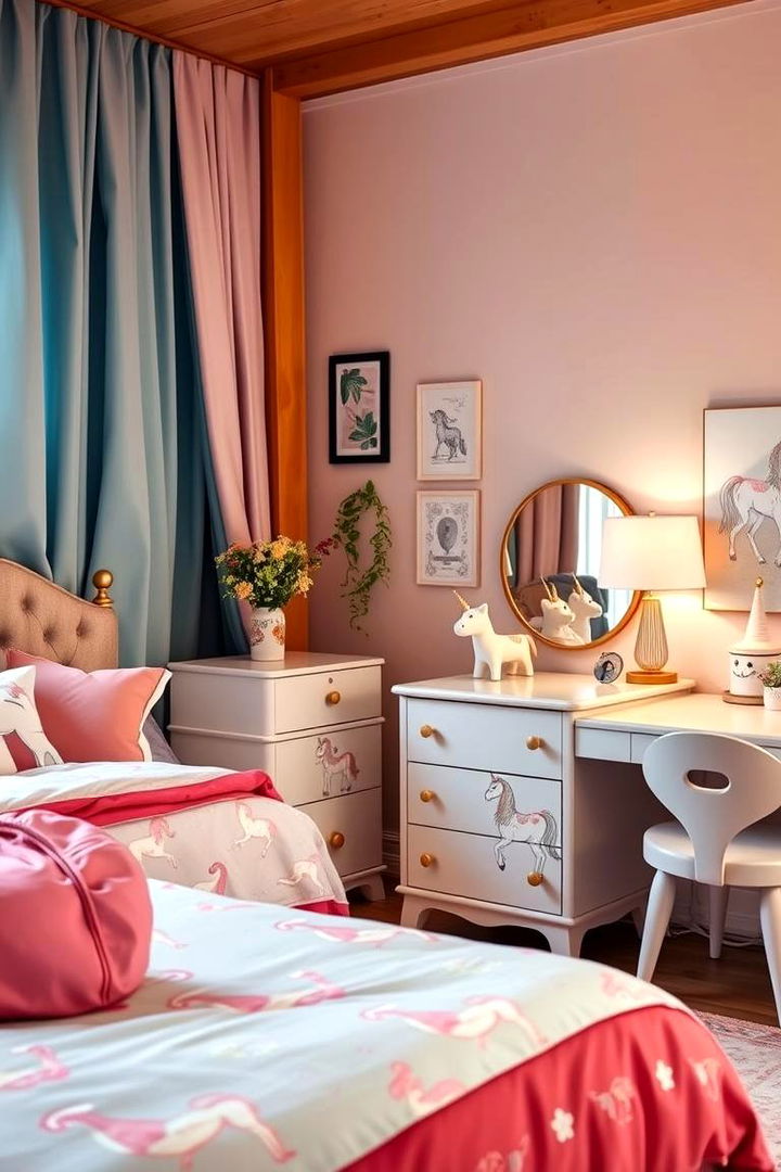 Themed Furniture Pieces - 22 Unicorn Bedroom Ideas