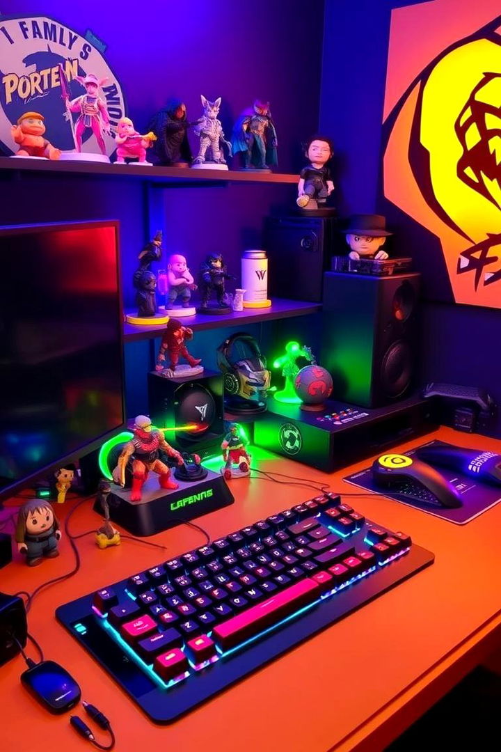 Themed Gaming Accessories - 22 Black Gaming Room Ideas