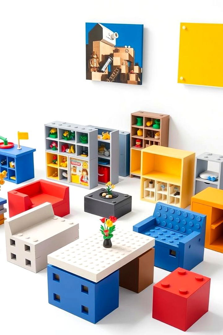 Themed Lego Furniture - 22 Lego Bedroom Ideas