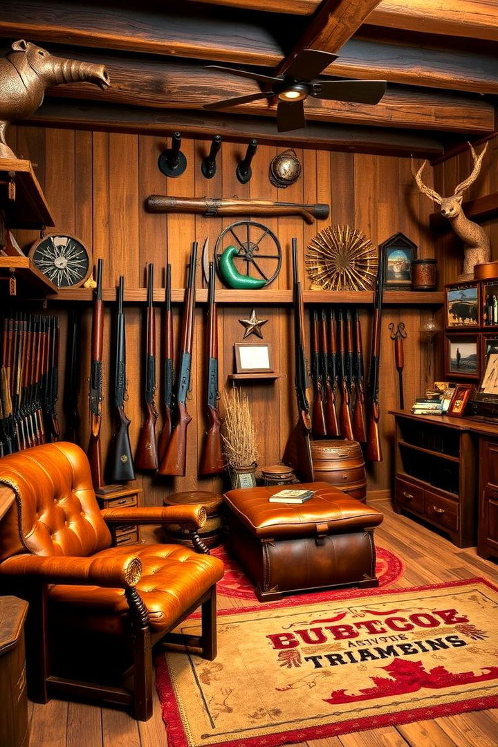 Themed Western Decor - 22 Gun Room Ideas