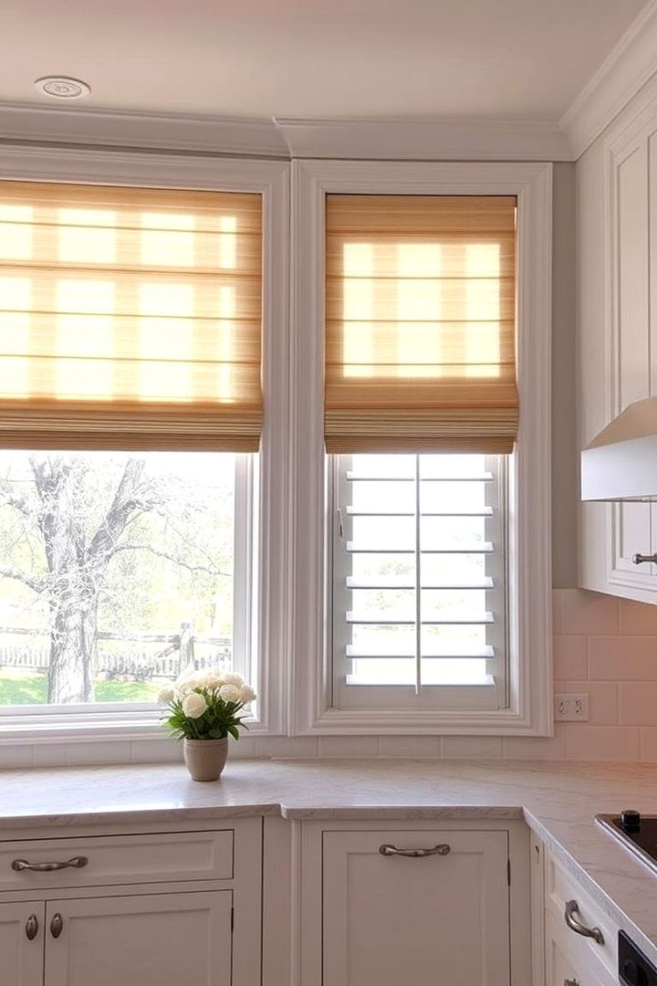 Thoughtful Window Treatments - 22 Transitional Kitchen Ideas