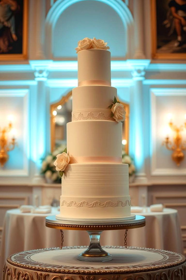 Three Tiered Sophistication - 22 Wedding Cake Ideas