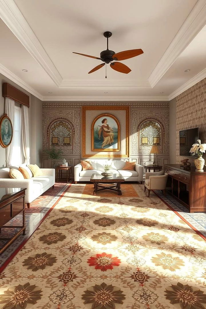 Tile Flooring Versatility - 22 Living Room Flooring Ideas