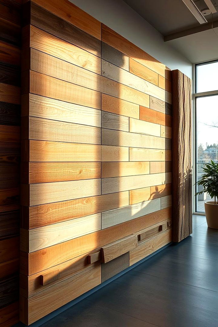 Timber and Plank Accents - 22 Rustic Wall Decor Ideas