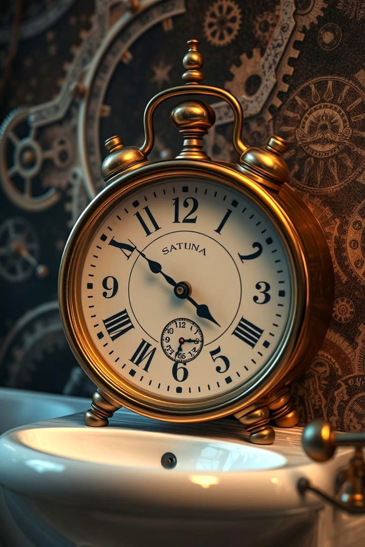 Time Turner Inspired Clock Displays - 22 Harry Potter Bathroom Ideas