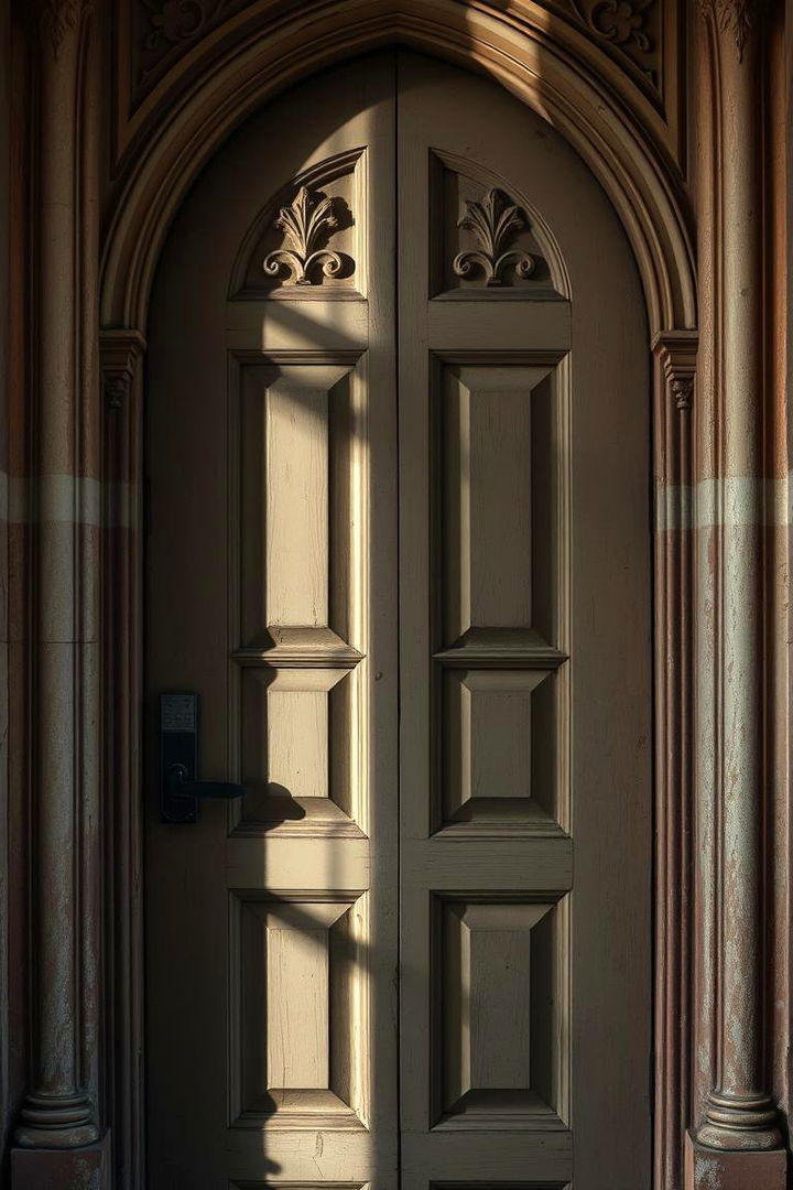 Time Worn Gothic Beauty - 22 Gothic Front Door Ideas