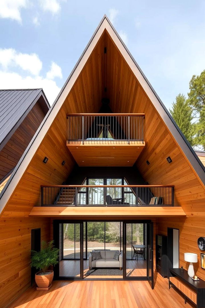 Timeless A Frame Design - 22 a Frame House With Balcony