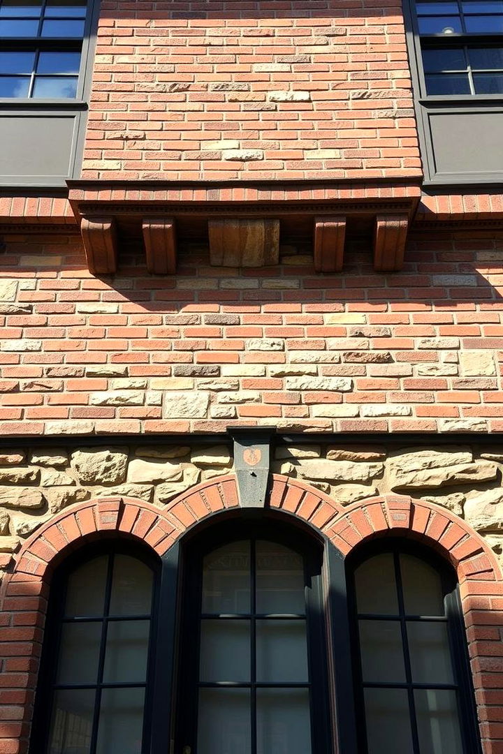 Timeless Brick and Stone Combination - 22 Stone Exterior Home Ideas