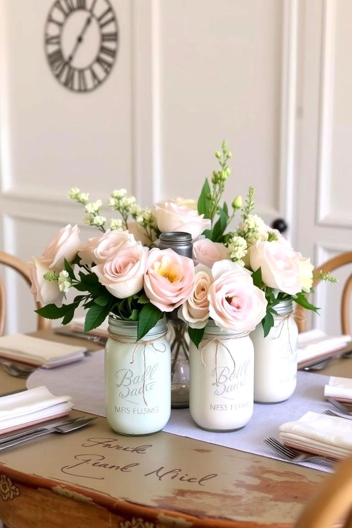 Timeless Classic Vibes - 22 Mason Jar Wedding Centerpieces