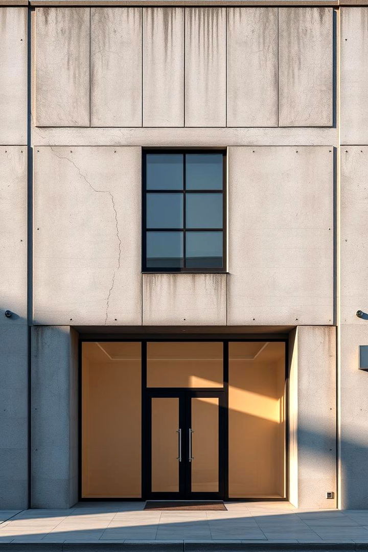 Timeless Concrete Gray Appeal - 22 Gray Exterior House Paint Ideas