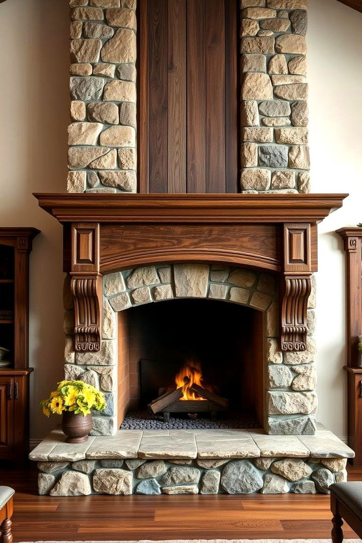 Timeless Country Grandeur - 22 French Country Fireplace Ideas
