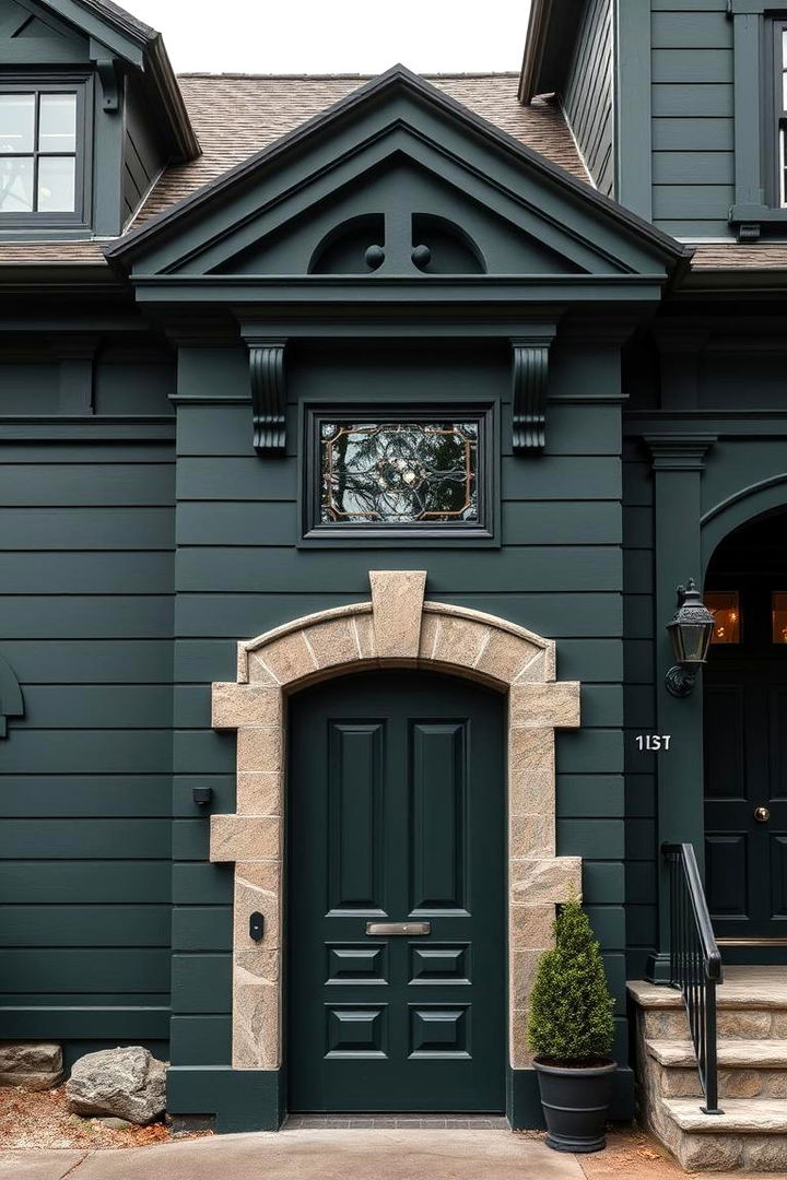 Timeless Dark Green Architecture - 22 Dark Green Exterior Ideas