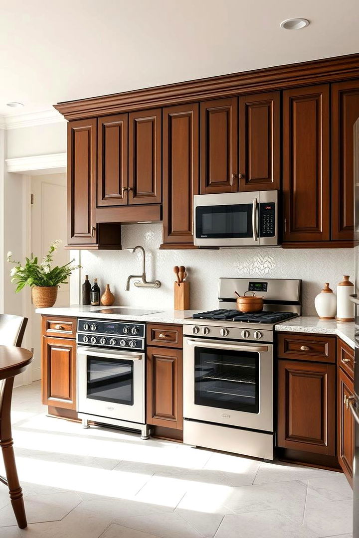 Timeless Elegance with Brown - 22 Brown Kitchen Cabinets Ideas