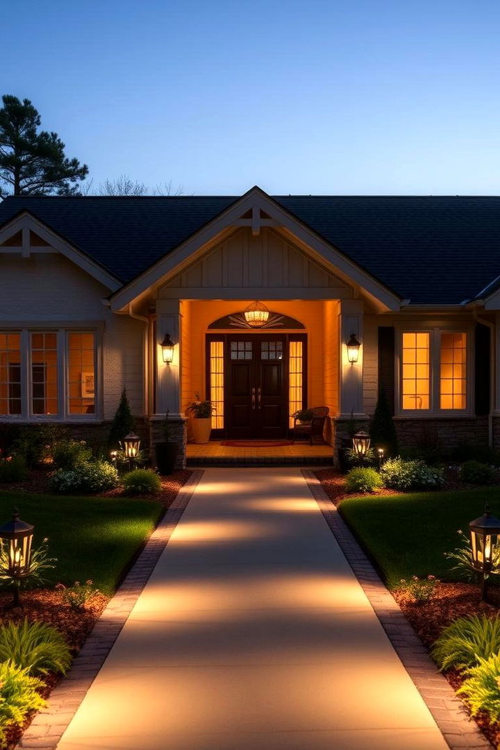 Timeless Exterior Lighting - 22 Ideas for Ranch-Style Home Exteriors