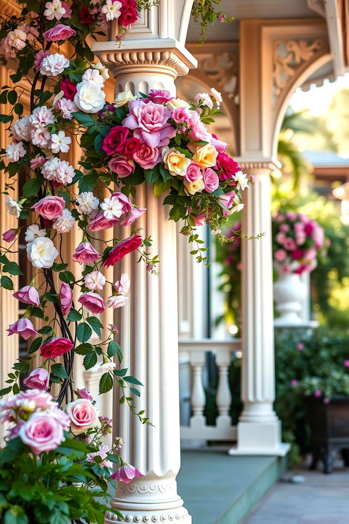 Timeless Floral Embellishments - 22 Victorian Porch Ideas