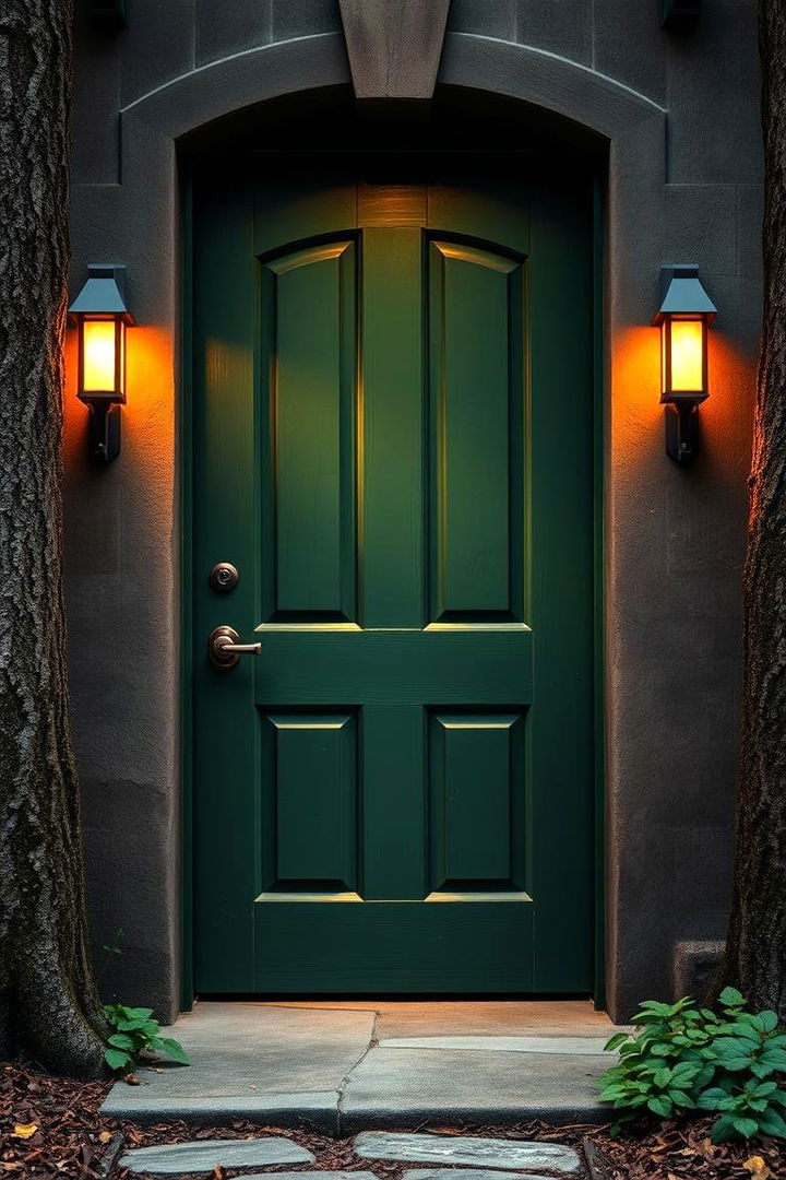 Timeless Forest Green Depth - 22 Front Door Color Ideas