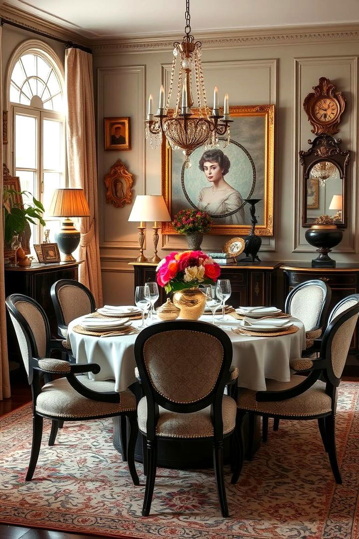 Timeless Glamorous Vignettes - 22 Glam Dining Room Ideas