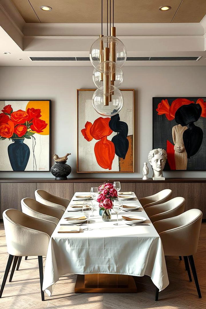 Timeless Modern Art Integration - 22 Mid-century Modern Dining Rooms