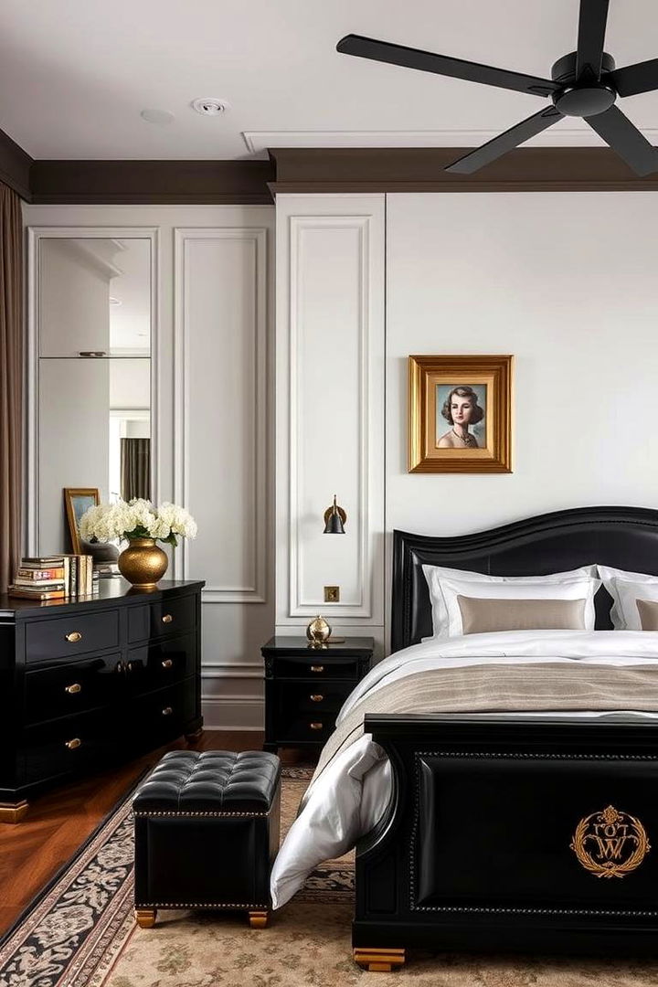 Timeless Modern and Classic Blend - 22 Black and Gold Bedroom Ideas