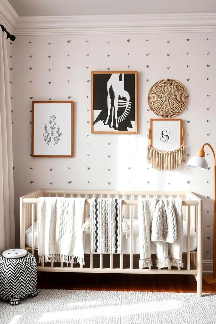 Timeless Monochrome Patterns Decor - 22 Black and White Nursery Ideas