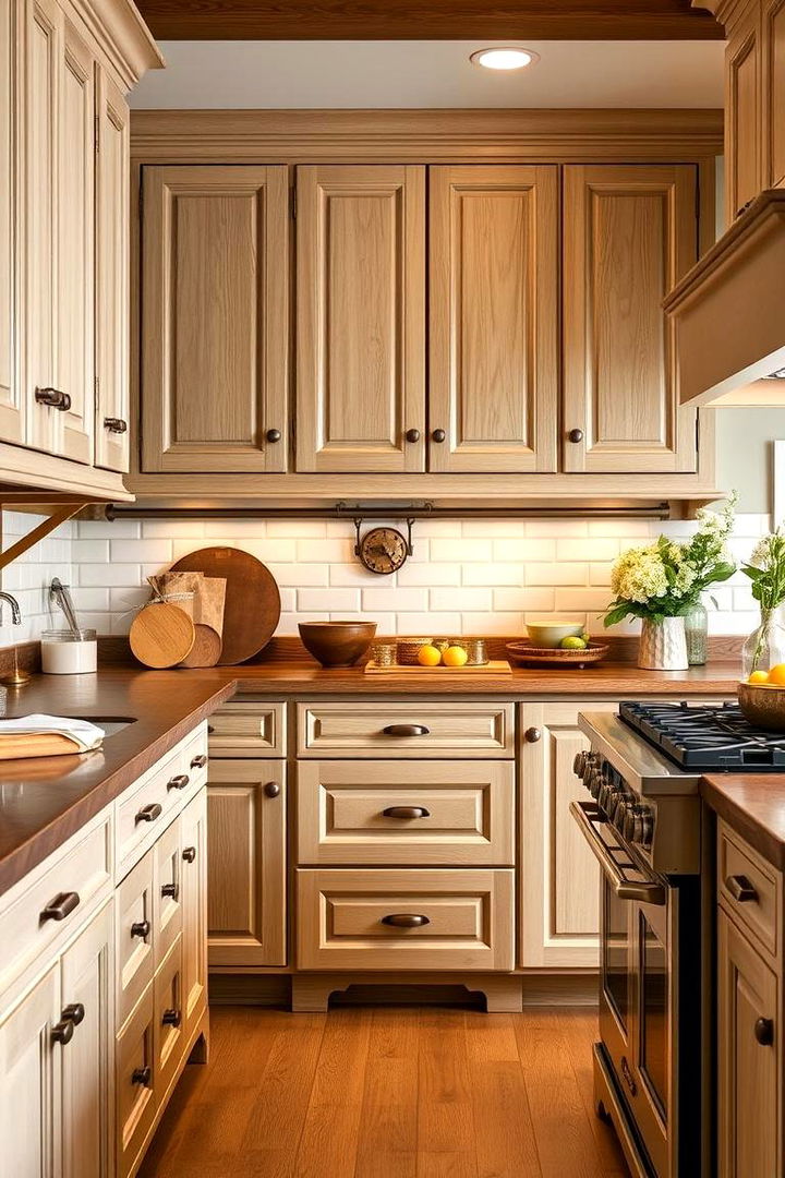 Timeless Natural Appeal - 22 Kitchens With White Oak Cabinets