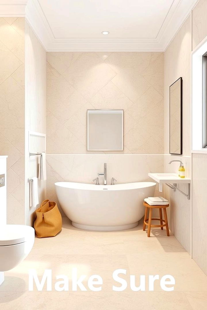 Timeless Neutral Palette - 22 Travertine Tile Bathroom Ideas