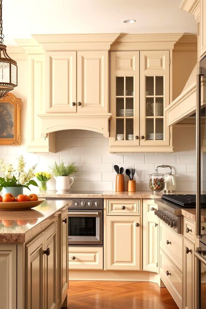 Timeless Neutrals with a Splash of Color - 22 Two Tone Kitchen Cabinet Ideas