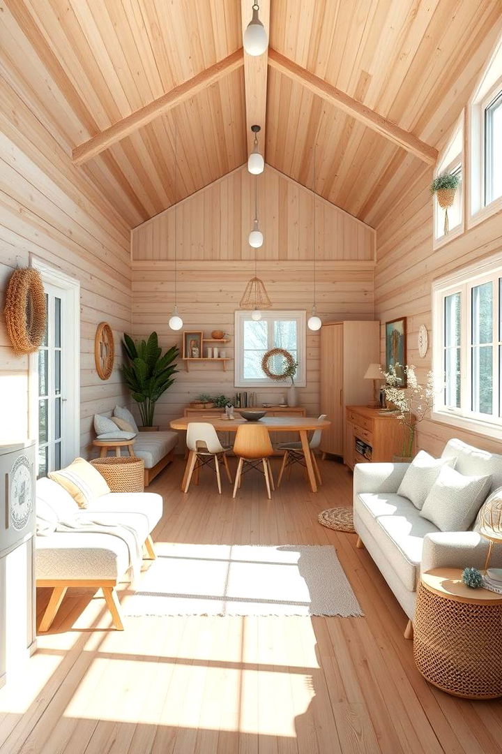 Timeless Scandinavian Influence - 22 One Room Cabin Interior Design Ideas