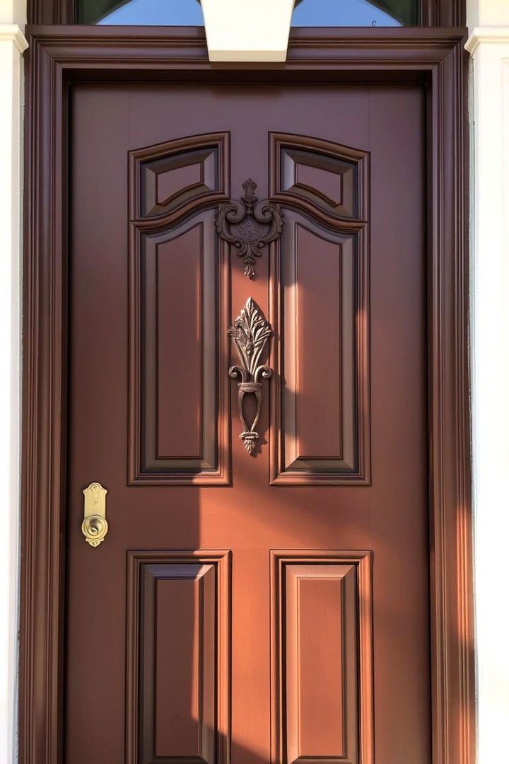 Timeless Sophistication Unleashed - 22 Brown House Front Door Colors