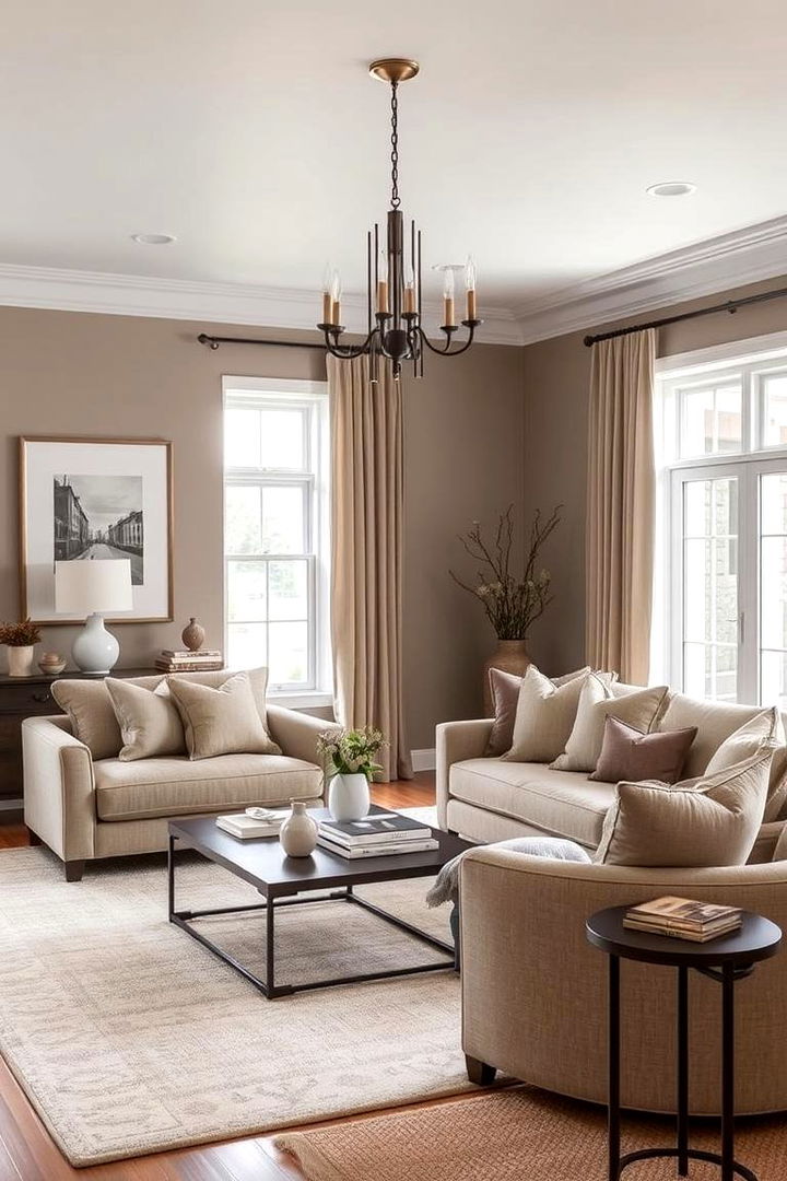 Timeless Taupe Style in Home Decor - 22 Taupe Living Room Ideas