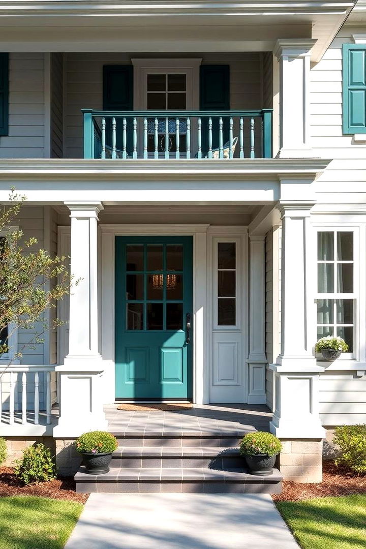 Timeless Teal Charm - 22 Teal House Exterior Ideas