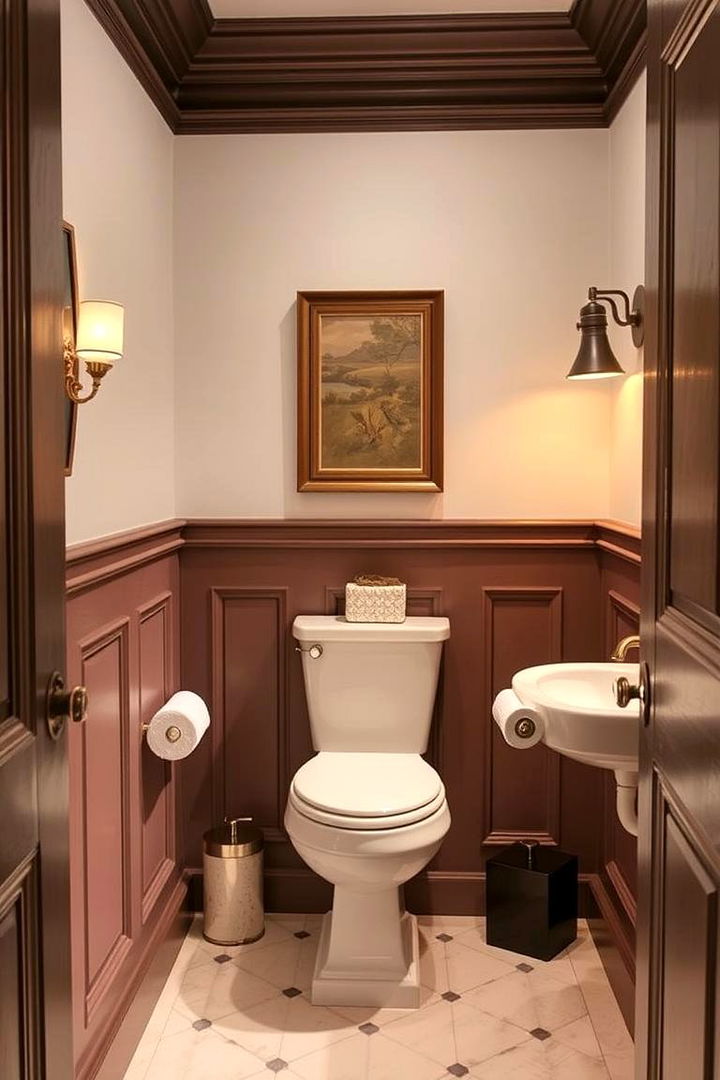 Timeless Traditional Blend - 22 Downstairs Toilet Ideas